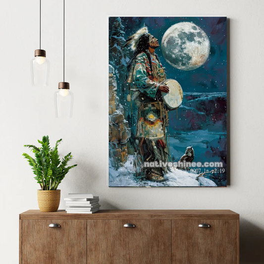 The Spirit Drummer Canvas