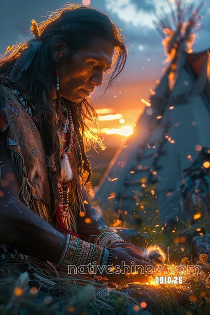 Whispers of the Sacred Fire Canvas