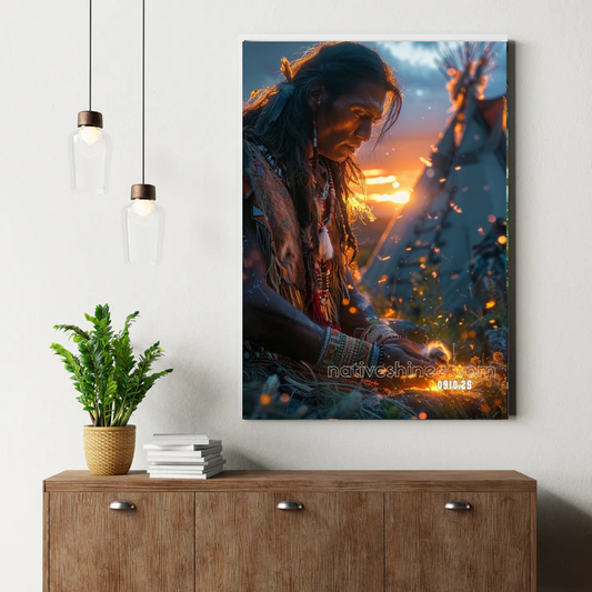 Whispers of the Sacred Fire Canvas
