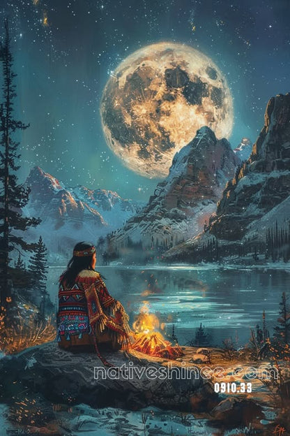 Moonlit Reflections Canvas