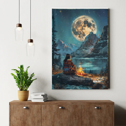 Moonlit Reflections Canvas