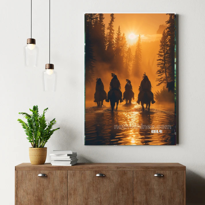 Riders of the Golden Dawn Canvas
