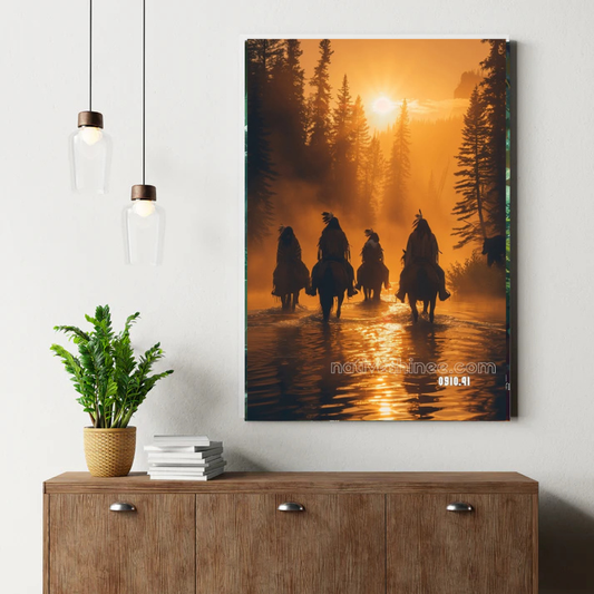 Riders of the Golden Dawn Canvas