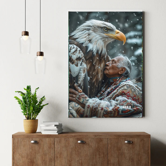 Embrace of the Eagle Spirit Canvas