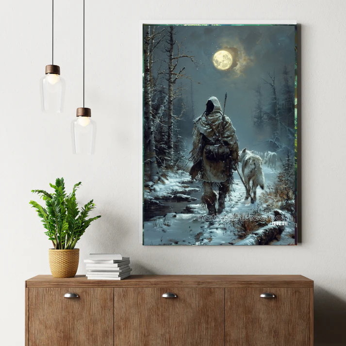 The Moonlit Journey Canvas