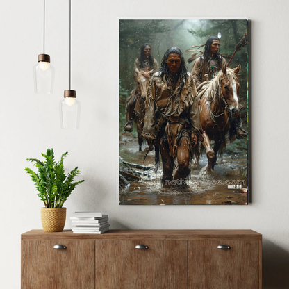 Warriors of the Sacred Forest Canvas