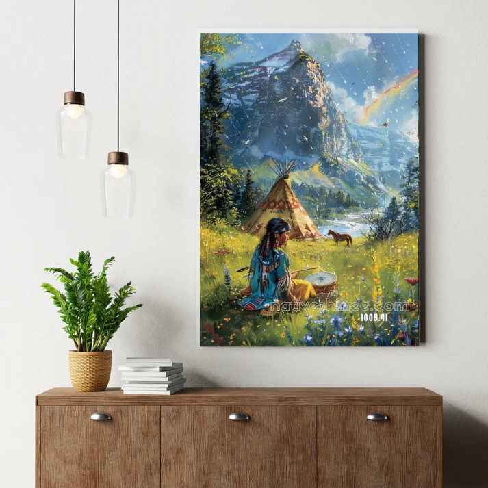 Rhythm of the Rainbow Meadows Canvas
