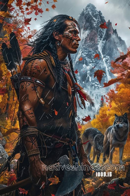 Wolves' Crimson Ascent Canvas