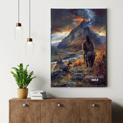 Wrath of the Ember Peak Canvas