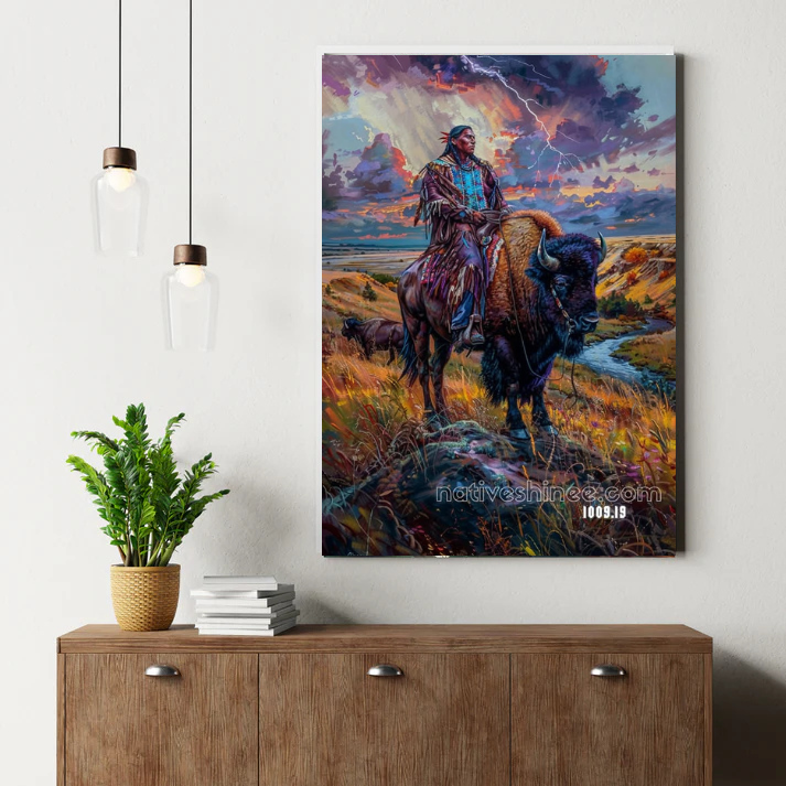 Thunder's Sacred Charge Canvas