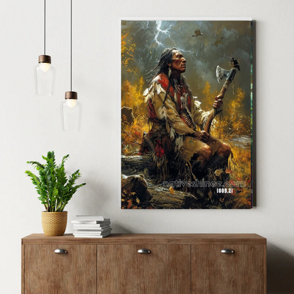 Storm's Unyielding Sentinel Canvas