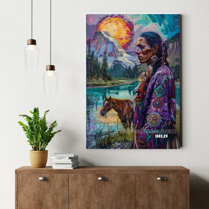 Dance of the Midnight Raven Canvas