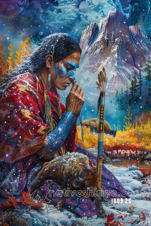 Prayer of the Winter Spirit Canvas