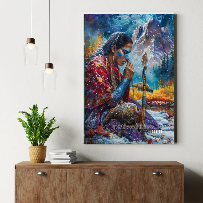 Prayer of the Winter Spirit Canvas
