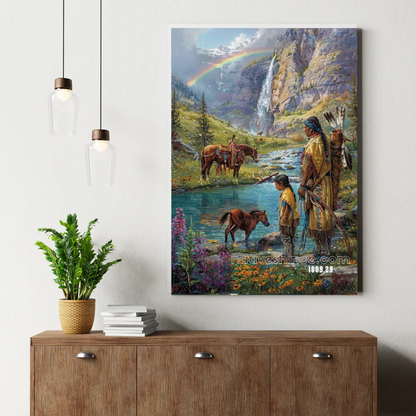 Guardians of the Rainbow Valley Canvas
