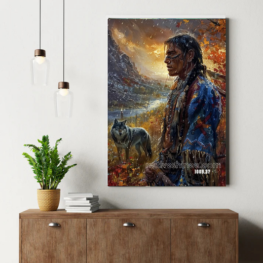 Sentinel of the Autumn Storm Canvas