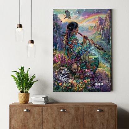 Song of the Rainbow Canyon Canvas