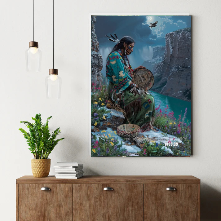 Keeper of the Sacred Baskets Canvas