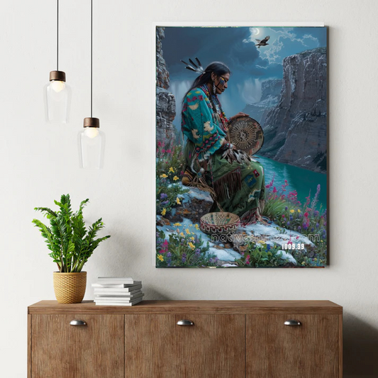 Keeper of the Sacred Baskets Canvas