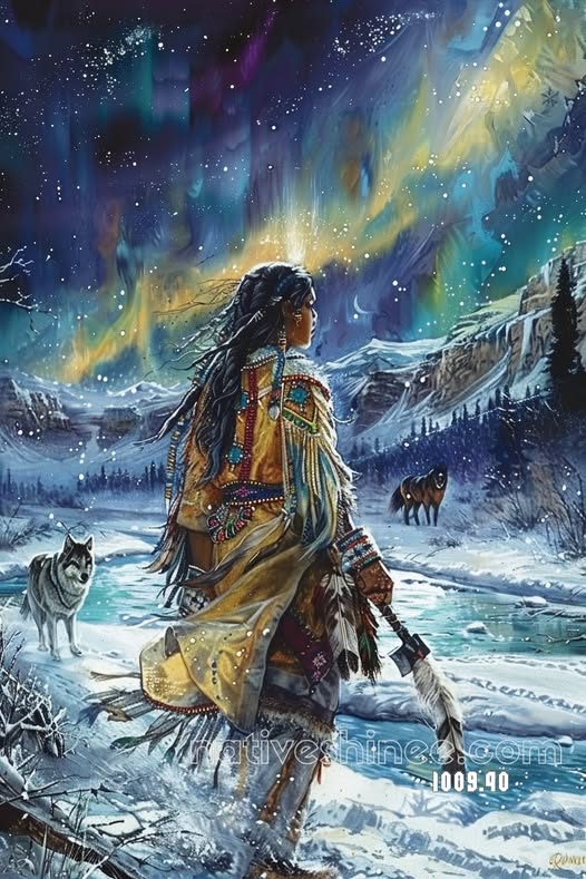 Dance of the Northern Lights Canvas