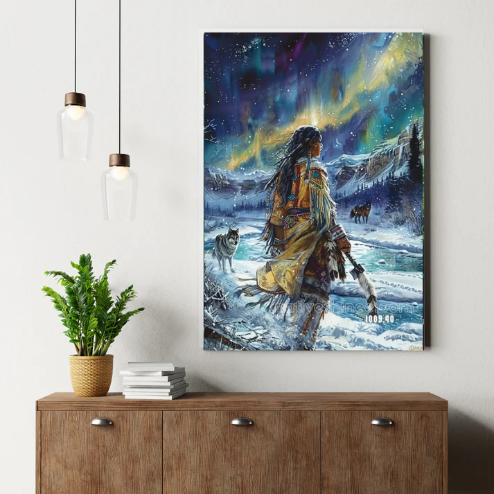 Dance of the Northern Lights Canvas