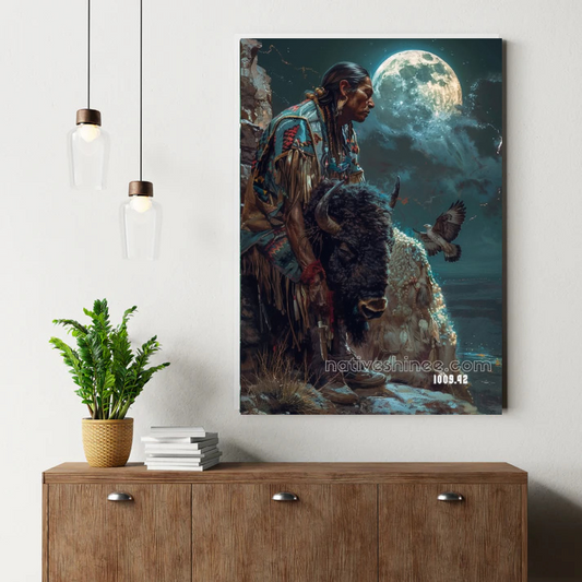 Guardian of the Moonlit Plains Canvas