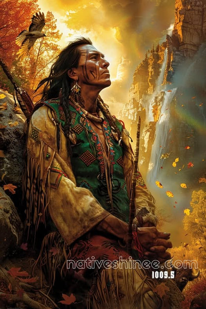 Solstice Flame's Silent Prayer Canvas