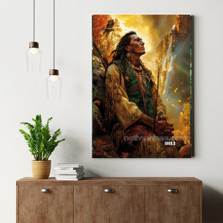 Solstice Flame's Silent Prayer Canvas