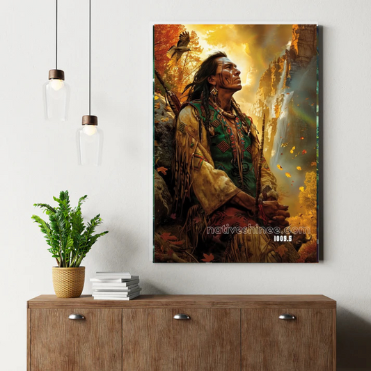 Solstice Flame's Silent Prayer Canvas