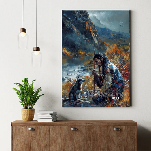 Pyre of the Autumn Traverse Canvas