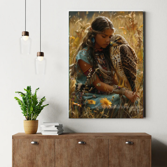 Hawk Whisperer Canvas