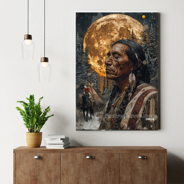 Spirit of the Golden Moon Canvas