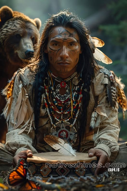 The Spirit of the Bear Canvas