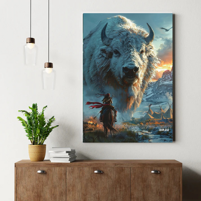 The White Buffalo Spirit Canvas