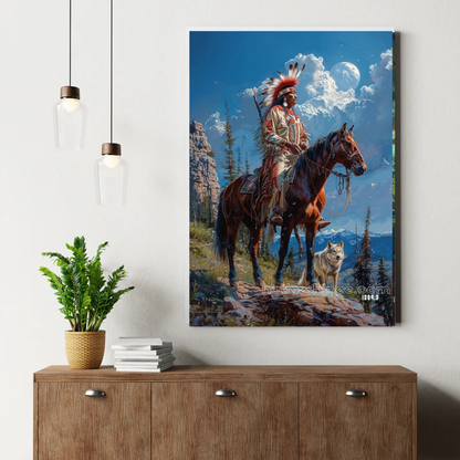 The Lone Protector Canvas