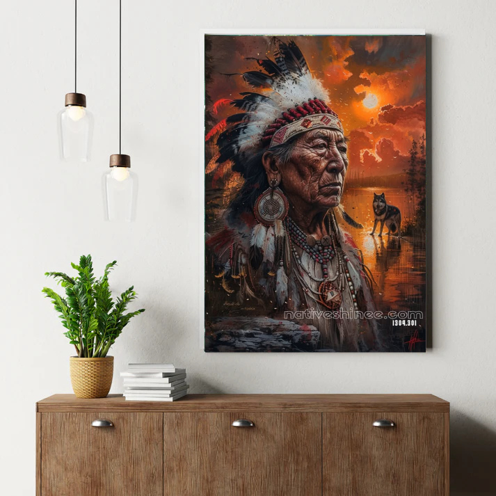 Forest Bow Hunter Canvas