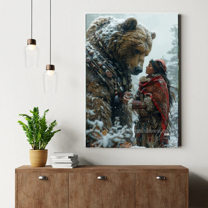 Bond of the Bear Canvas