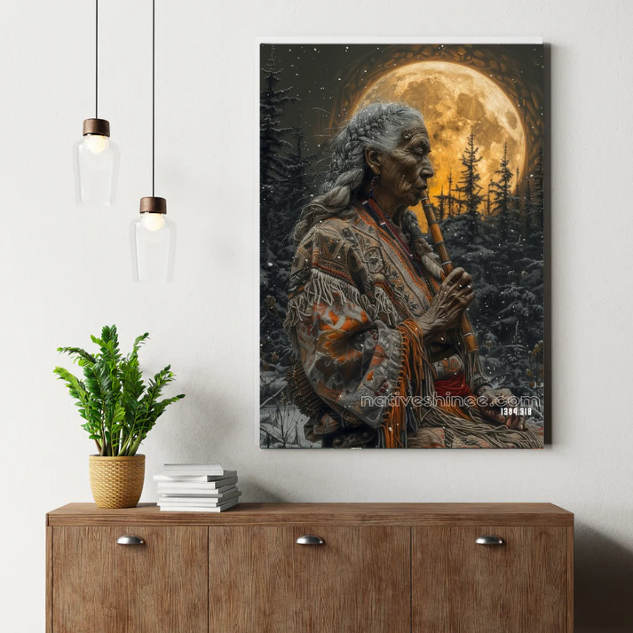 Luna's Twilight Lament Canvas