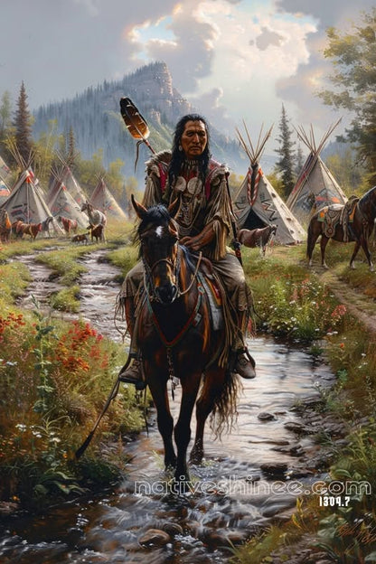 Return to the Valley Camp Canvas