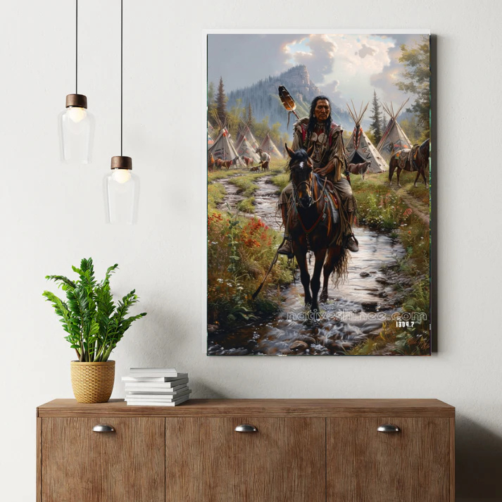 Return to the Valley Camp Canvas