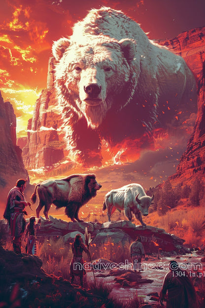 Bear Spirit Guardians Canvas