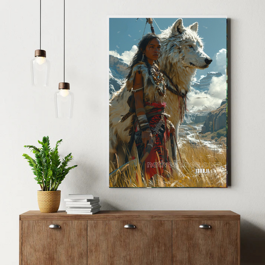Guardian of the Peaks Canvas