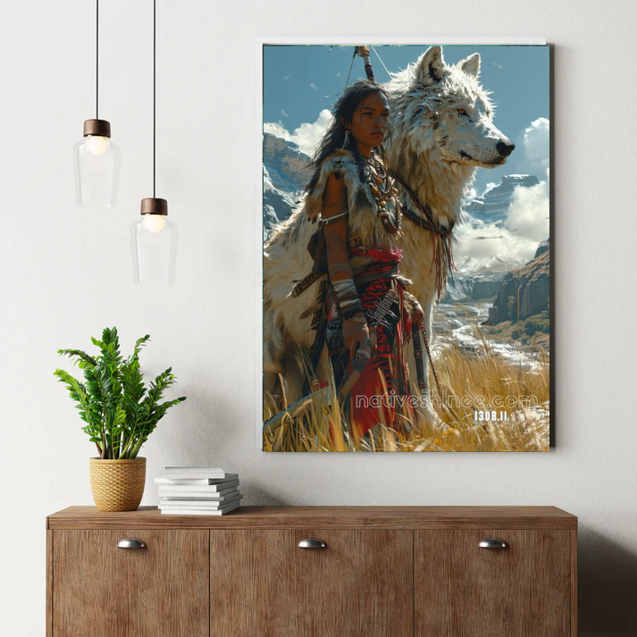Wolf Spirit Companion Canvas