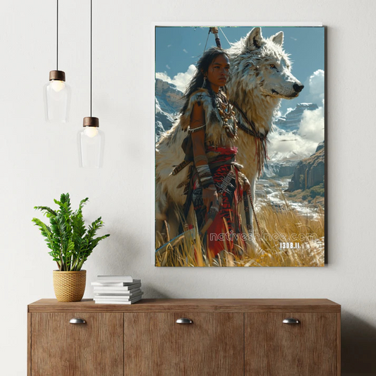 Wolf Spirit Companion Canvas