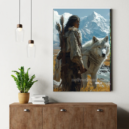 Wolf Companion Canvas