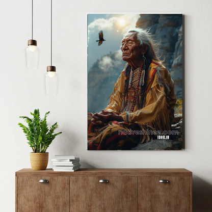 Sage of the Skyward Cliffs Canvas