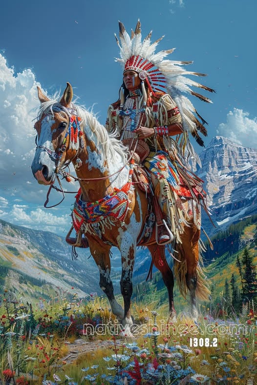 Warrior of the Peaks Canvas