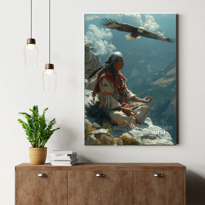 Whispers with the Eagle Canvas