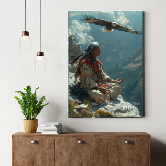 Whispers with the Eagle Canvas
