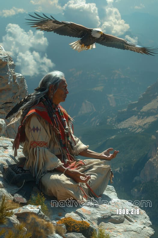 Whispers with the Eagle Canvas